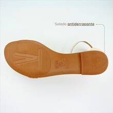 Women's Flat Sandals Shiny Vizzano Casual Everyday - 白色 - 查看 6