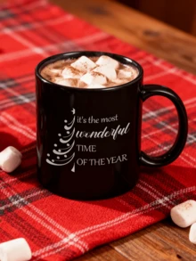 1 Stück 325ml Weihnachtsbecher, Schneebecher, Winter Kaffeebecher, süßer Kaffeebecher, Feiertags-Becher Weihnachtsparty-Becher, Weihnachts-Sublimations-Winterstimmung Weihnachtsgeschenk Trinkbecher, Kaffeebecher Weihnachtsdekoration