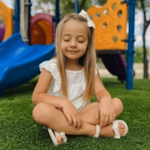 Sandália Infantil Feminina com 2 Laços – Conforto, Estilo e Segurança para Meninas - Verde - Visão 5