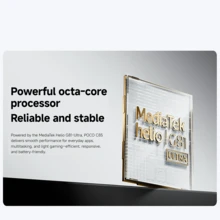 Xiaomi Smartfon POCO C85 6+128 GB, 8+256 GB, wersja globalna, wciągający wyświetlacz 6,9 cala, ogromna bateria 6000 mAh, procesor Helio G81-Ultra, wyraźny podwójny aparat 50 MP AI, zasilany szybkim ładowaniem 33 W