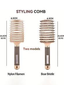 奢华美发梳套装 - 头皮按摩梳和卷发专用顺发梳，尼龙刷毛，干湿两用，男女通用沙龙造型工具，旅行必备，旅行必备，发型，美发，梳子，背梳，造型梳，卷发梳，边缘梳，发梳，梳发，梳子套装，梳发，卷发梳，顺发梳，女士专用梳子，头发，旅行，美发产品，美发工具，美发用品，理发师，理发师配件，理发店，美发设备