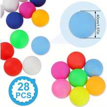 28 PCS 40mm Ping Pong Balls For Table Tennis, Games, Arts, Can Be Given As A Gift To Friends Who Love Sports