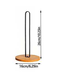 1pc Kitchen Paper Towel Holder For Storing Cling Film And Paper Towels, Suitable For Home Use. This Paper Towel Holder Is Perfect For The Kitchen, Making It Easy To Store Paper Towels And Handle Spills And Messes.