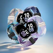 5 条装快速释放编织环磁力表带，兼容 Series11 42 毫米 46 毫米，男女适用，兼容 Ultra 49 毫米 45 毫米 44 毫米 46 毫米 42 毫米 41 毫米 40 毫米 38 毫米 Ultra 2/Ultra，休闲柔软尼龙弹性编织表带，兼容 可调节 Series11/10/9/8/7/6/5/4/3/2/1/SE - 38/40/41mm(Series10 42mm) - 查看 8