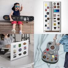 50 piezas de pegatinas con diseños de graffiti geniales de la Ruta 66 para decorar fundas de teléfono, patinetas, cajas de herramientas, maletas, computadoras y guitarras