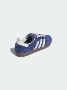 Adidas Originals Adidas Samba OG Premium Sneakers, Timeless Retro Trainers In Fall Tones, Leather & Suede Construction, Low-Top Casual Sneaker For Outdoor, Sports, Sambas For School And Work, Daily Shoes For Skate Outfit , JP8523 - 深藍色/灰色/膠質 - 查看 8