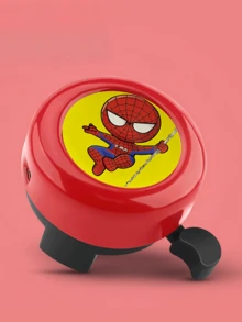 Marvel 1pc Marvel Cartoon Bicycle/Scooter Bell, Simple & Durable Cartoon Superhero /Spider-Man/Iron Man Bicycle Bell, Vibrant Colors & Adorable Design, Loud Warning + Cute IP Design, Suitable For Mountain/City Riding, Couples/Friends Birthday/Holiday Gift