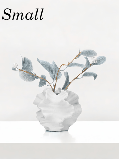 Moderne Minimalist Creative Resin Vase ation, Living Room Foyer TV Cabinet, Office Desktop Home Vase, Verlichting Luxe High End Artistic Flower Pot, Wabi Sabi Tea Tafel Cabinet ation Glass view 6