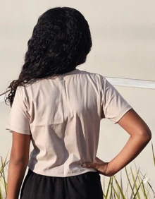 Cropped Infantil Baby Look Top Flamengo Urubu Mengão Rubro Negro Time Feminino