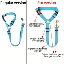 1pc Pet Car Belt, Dog Cat Car Leash, Retractable Backseat Pet Tether, Keep Your Dogr! Dog Outing Dog Stuff Dog Car Seat Car Seat Covers Dog Car Seat Cover Pet Car Seat