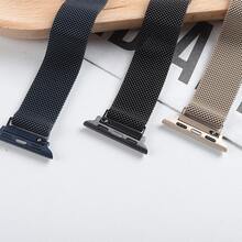 Correa de reloj de estilo milanés compatible con Apple Watch Band 41mm/44mm/40mm/42mm S10/38mm/45mm/46mm/49mm para mujeres/hombres, pulseras de metal de acero inoxidable de estilo milanés, correas compatibles con bandas Series 10/9/8/7/6/5/4/3/2/SE Ultra 2 Accesorios para smartwatch