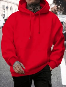 Men'S Racing Graphic Hoodie - Casual Drawstring Pullover With Pocket, Stylish Car Design, Perfect For Fall/Winter, Casual Winter Wear|Racing Graphic Hoodie|Comfortable Fit - 紅色 - 查看 2