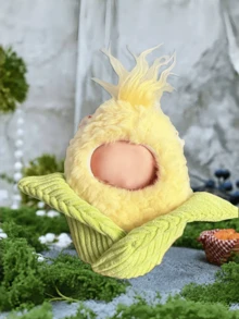 一套娃娃服装 - 可爱服装套装：天妇罗、绿色恐龙、耷拉耳朵兔子，可互换，适合返校、青少年、派对礼物 - 彩色 - 查看 12