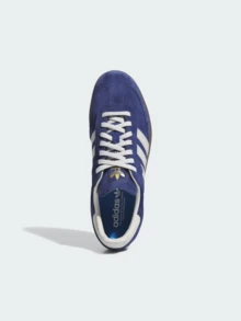 Adidas Originals Adidas Samba OG Premium Sneakers, Timeless Retro Trainers In Fall Tones, Leather & Suede Construction, Low-Top Casual Sneaker For Outdoor, Sports, Sambas For School And Work, Daily Shoes For Skate Outfit , JP8523 - 深藍色/灰色/膠質 - 查看 3