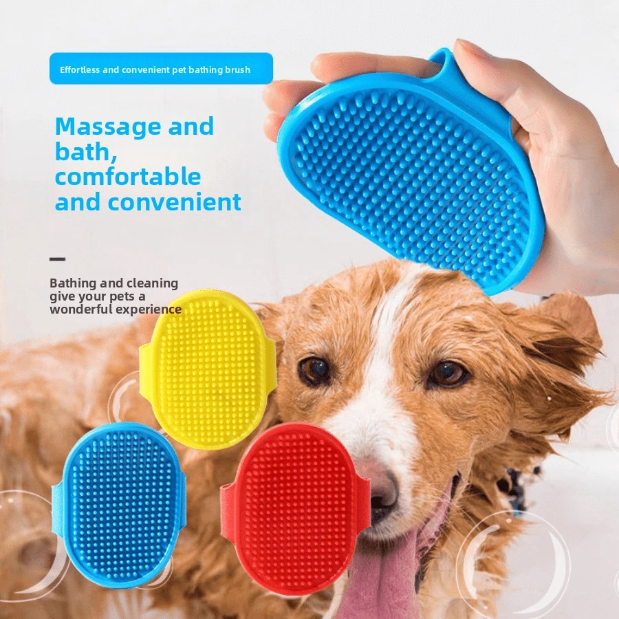 Upgrade Your Pet Bathing Tools; They Are Easy To Use And Clean, Featuring A Soft, Skin-Friendly Shower Brush Designed Specifically For Cats, Dogs, Ducks, And Other Pets. - Multicolor - View 1