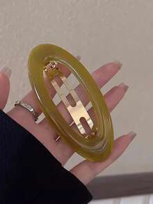 2pcs/1pc Women 4.53in/11.5cm Leopard Print Tortoiseshell Plastic Hair Clips, Fashion Versatile Elegant Minimalist Solid Color Hair Claws, Suitable For Daily, Casual, Party, Commute, Beach, Bun, Ponytail, Washing Face, Makeup, Accessory Fall Fashion Animal Print Claw Clips Autumn Hair Accessories Hair Clutch Clips For Hair Winter For Vacation Outfits Woman - Multicolor - View 6