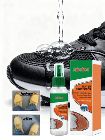 Shoe Waterproof & Stain Repellent Spray, Dust & Water Resistant Shoe Care Protector, Portable Cleaning Mist