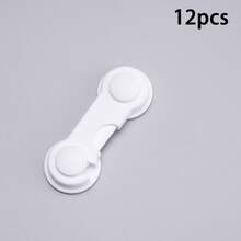 10 件/5 件/1 件婴儿锁，塑料橱柜锁，易于安装，适用于橱柜、抽屉、冰箱，带防夹保护，3.74 英寸 X 1.41 英寸，婴儿必备，新生儿好礼物