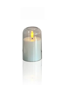 1pc/3pcs Flameless Candles With Remote Control, Candle Lights, Electronic Candles, Battery Powered 600 Hours, Timer Function, Flickering LED Candles, 3D Flame Effect, Suitable For Home Decor, Wedding Decor, Party, Bedroom Decor, Holiday Tabletop Decor, Party Decor, Teacher's Day Gift, Father's Day Gift, Diameter 3" X Height 4", 5", 6" - Clear - View 9