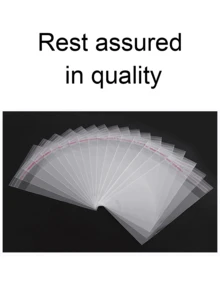 Grands sacs en cellophane auto-scellants, adhésifs, sacs en plastique cellophane transparents et refermables pour l'emballage de vêtements, t-shirts, pantalons, ornements, sacs OPP, sacs plastiques refermables pour l'emballage à grande échelle de petits cadeaux, de faveurs de fête et de jouets. Convient aux articles de différentes tailles, S/M/L/XL. Peut être utilisé pour les vêtements, les chemises, les pantalons, la nourriture, la peinture, l'emballage de cadeaux de fête. Sacs d'emballage unicolore pour les cadeaux de fête.