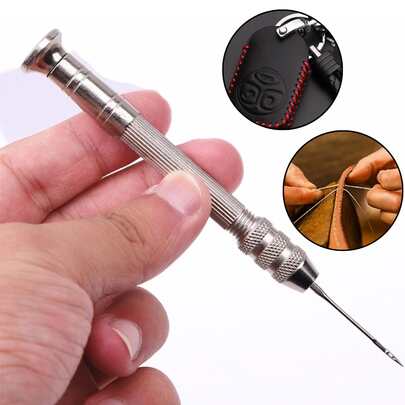 Agulhas Lanmax P/Couro Sovela Costura Manual Suporte Agulhas