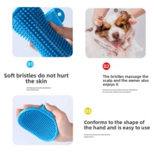 Upgrade Your Pet Bathing Tools; They Are Easy To Use And Clean, Featuring A Soft, Skin-Friendly Shower Brush Designed Specifically For Cats, Dogs, Ducks, And Other Pets. - Multicolor - View 2