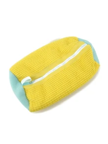 360° 耐用型洗衣机鞋袋，适用于所有鞋型 - 防变形、可机洗、风干、保护性洗衣袋，内含丰富的羊毛，非常适合运动鞋和休闲鞋，小号（21 厘米 X 14 厘米）