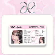 Thẻ ID Aespa, Thẻ ID Kpop, Thẻ ID Series Hoa Anh Đào Hồng, Có thể cất giữ trong hộp đựng thẻ ID, Đồ sưu tầm tinh xảo, Quà tặng quý giá, Quà tặng nhỏ cho bạn bè, Quà tặng Giáng sinh - Nhiều màu - Xem 5