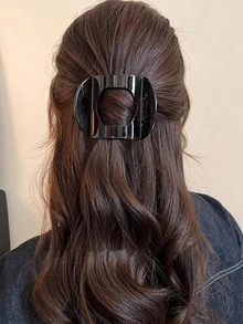 3pcs/Set Women Minimalist Caramel Leopard Print Hair Clips, 9cm/3.54in, Fashionable & Versatile Hair Accessories, Elegant Style Suitable For Daily Wear, Casual Party, Commute, Vacation, Hairstyling, Washing Face, Showering, Makeup And Matching Clothes & Other Accessories, Hair Slide, Hair Barrettes - Multicolor - View 3