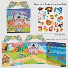 Buku Stiker DIY yang Dapat Digunakan Kembali untuk Anak-Anak - Stiker Gelembung Multi-Adegan dan Multi-Tema, Stiker Jeli Kreatif, Buku Stiker Portabel untuk Aktivitas Tenang dan Menyenangkan, Buku Stiker Interaktif yang Dapat Dilepas, Mainan Edukasi Dini untuk Anak-Anak, Aktivitas Perjalanan, Cocok untuk Seni dan Kerajinan, Hadiah Ulang Tahun dan Liburan yang Ideal untuk Anak Laki-Laki dan Perempuan - MultiWarna - View 17