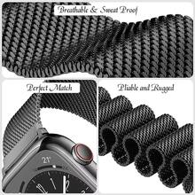 Correa de reloj de estilo milanés compatible con Apple Watch Band 41mm/44mm/40mm/42mm S10/38mm/45mm/46mm/49mm para mujeres/hombres, pulseras de metal de acero inoxidable de estilo milanés, correas compatibles con bandas Series 10/9/8/7/6/5/4/3/2/SE Ultra 2 Accesorios para smartwatch
