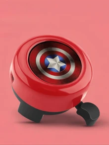 Marvel 1pc Marvel Cartoon Bicycle/Scooter Bell, Simple & Durable Cartoon Superhero /Spider-Man/Iron Man Bicycle Bell, Vibrant Colors & Adorable Design, Loud Warning + Cute IP Design, Suitable For Mountain/City Riding, Couples/Friends Birthday/Holiday Gift