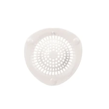 1pc White Silicone Hair Catcher For Shower/Bathtub DrainDrain Strainer With Sucker - Catches Hair & Prevents ClogsHome Solution For Bathroom Sink & Kitchen TubEasy-Install Drain Cover - Durable Silicone MaterialIdeal For Daily Hair Trap & Smooth Water Drainage - 隨機 - 查看 10