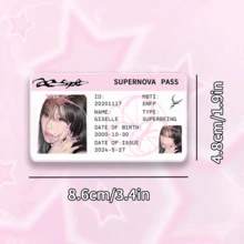 Thẻ ID Aespa, Thẻ ID Kpop, Thẻ ID Series Hoa Anh Đào Hồng, Có thể cất giữ trong hộp đựng thẻ ID, Đồ sưu tầm tinh xảo, Quà tặng quý giá, Quà tặng nhỏ cho bạn bè, Quà tặng Giáng sinh - Nhiều màu - Xem 4
