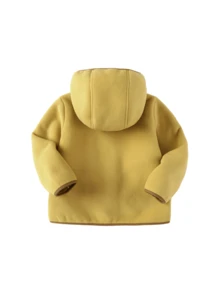 Balabala Giacca in pile per ragazzo BalaOne, Autunno/Inverno 2025, antistatica e calda, unisex - giallo medio - Visualizzare 3
