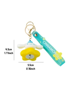 星光夜灯系列钥匙扣吊坠，可爱夜光钥匙扣，采用流行卡通人物造型，星形设计，发出柔和暖光，为您的钥匙、包包或背包增添俏皮可爱的气息。 - 彩色 - 查看 12