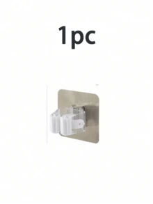 8/4/1 paquet Support mural pour balai robuste, pince multifonction puissante, convient pour les outils de salle de bain, charge max 3000g/6,6 lb, pince à balai, porte-balai, accessoire de salle de bain pratique, fournitures de nettoyage, pour maintenir les balais, les balais et les outils de nettoyage - Multicolore - Voir 11