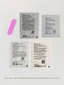 10片椭圆形酒红色法式美甲贴纸,饰有银色全息猫眼水钻和高品质星星点缀,适合鸡尾酒会、朋友聚会、约会等场合 - 可重复使用的手工指甲贴,配有迷你角质层推棒,美甲用品 - 紅色 - 查看 6