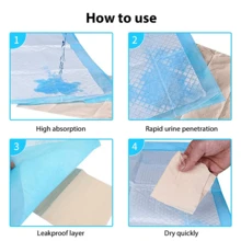 Pet Urine Pads/Diapers - Azul - Ver 8