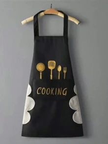 1 pièce Tablier de cuisine imperméable et résistant à l'huile, tablier de cuisine réglable pour hommes et femmes, tablier de chef avec serviette sur le bord, tablier de boulangerie, tablier de cuisine pour la maison, tablier pour adulte, multicolore, tablier imperméable, tablier anti-salissure, tablier de cuisine pour adulte, est un excellent cadeau, cadeau d'Halloween, cadeau de Noël, sapin de Noël, cadeau du Nouvel An