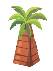 2 Stück Kokosnusspalmen Geschenkboxen, Hochzeitsgeschenke, tropische Hawaii Party Geschenkverpackung für Geburtstag, Babyparty, Hochzeit