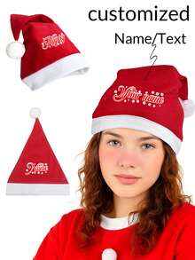 1 pièce Chapeau de Noël, Noël, Père Noël, Chapeau de Noël Chapeau de Noël Personnalisé Nom 18 Ans Majorité Graduation Imprimé Insigne de l'école Chapeau de fin d'études secondaires Casquette universitaire'} {'translate_fr':'1 pièce Sac en canevas de mode personnalisé, gilet, cadeau unique, grande capacité, sac de courses léger pliable, impression de lettres, sac de loisirs, sac de rangement pour l'école et le bureau, organisateur de voyage - Noir - Voir 9