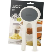 Joseph Joseph Helix Garlic Press Mincer Ergonomic Twist-Action Hand Juicer Stainless Steel, Green - ColorB - 查看 5