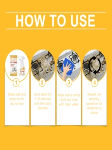 污渍清洁凝胶，温和清洁和去污，适用于厨房、浴室和多区域日常清洁凝胶 - 彩色 - 查看 5