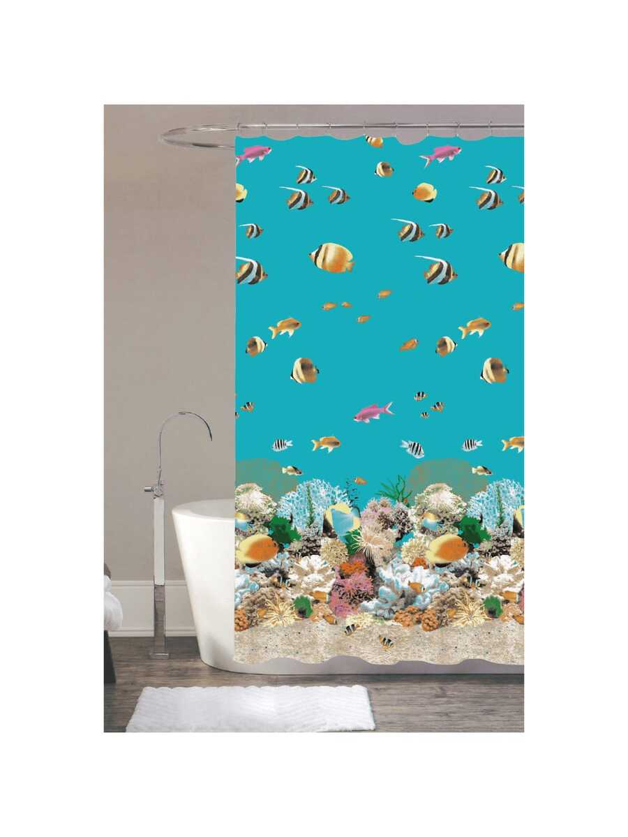VENECIA Shower Curtains - Yellow - View 1