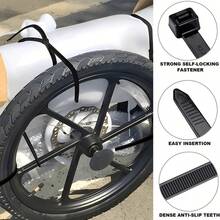 100 piezas de bridas de nailon de alta resistencia y autoblocantes de uso industrial en color negro - 300 MM/12 PULGADAS 100 PIEZAS - Ver 5