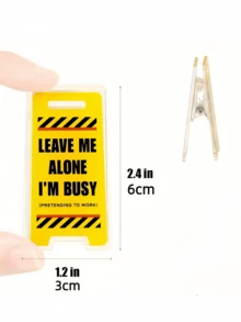 لافتة تحذير مكتب - لافتات تحذير مكتبية مضحكة للزملاء والموظفين والمديرين، لافتات تحذير خفيفة الوزن وقوية لمساحة العمل وديكورات المكتب
