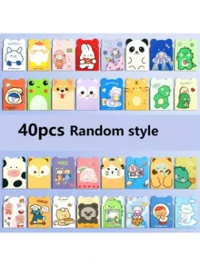 10pcs/20pcs/40pcs Mini Animal Notebook Set - Cute Cartoon Animal Patterns With Inspirational Quotes, Frog, Pig, Rabbit And Various Animal Designs, College Ruled Pages, Portable Compact Size, Suitable For Christmas Party Gifts, Office Prizes, Classroom Supplies (Durable Paper), Fun Design, Back To School Gifts, School Rewards - Multicolor - View 14