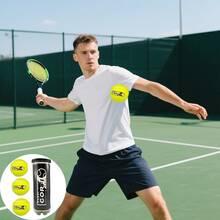 1 Set Of 3pcs Thickened Rubber Cricket Balls, Suitable For Professional Match Training, Elastic Adult Tennis Training Balls, With Storage Container