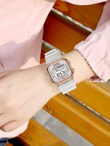 This Unicorn-Shaped Small Square Electronic Watch Is Suitable For Students To Wear, And It Is A Multi-Functional Sports Digital Watch. It Is Very Suitable As A Commemorative Gift For Graduation Season, And Can Also Be Used As A Gift For Halloween, Christmas, Children's Day, Mother's Day And Other Festivals. - Multicolor - View 14